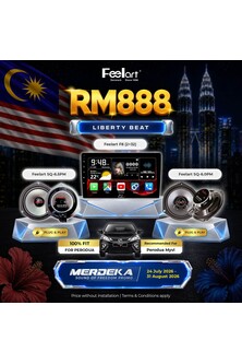 Merdeka 2️⃣ (Feelart F4 (2+32) + SQ-6.5PM + SQ-6.0PM)